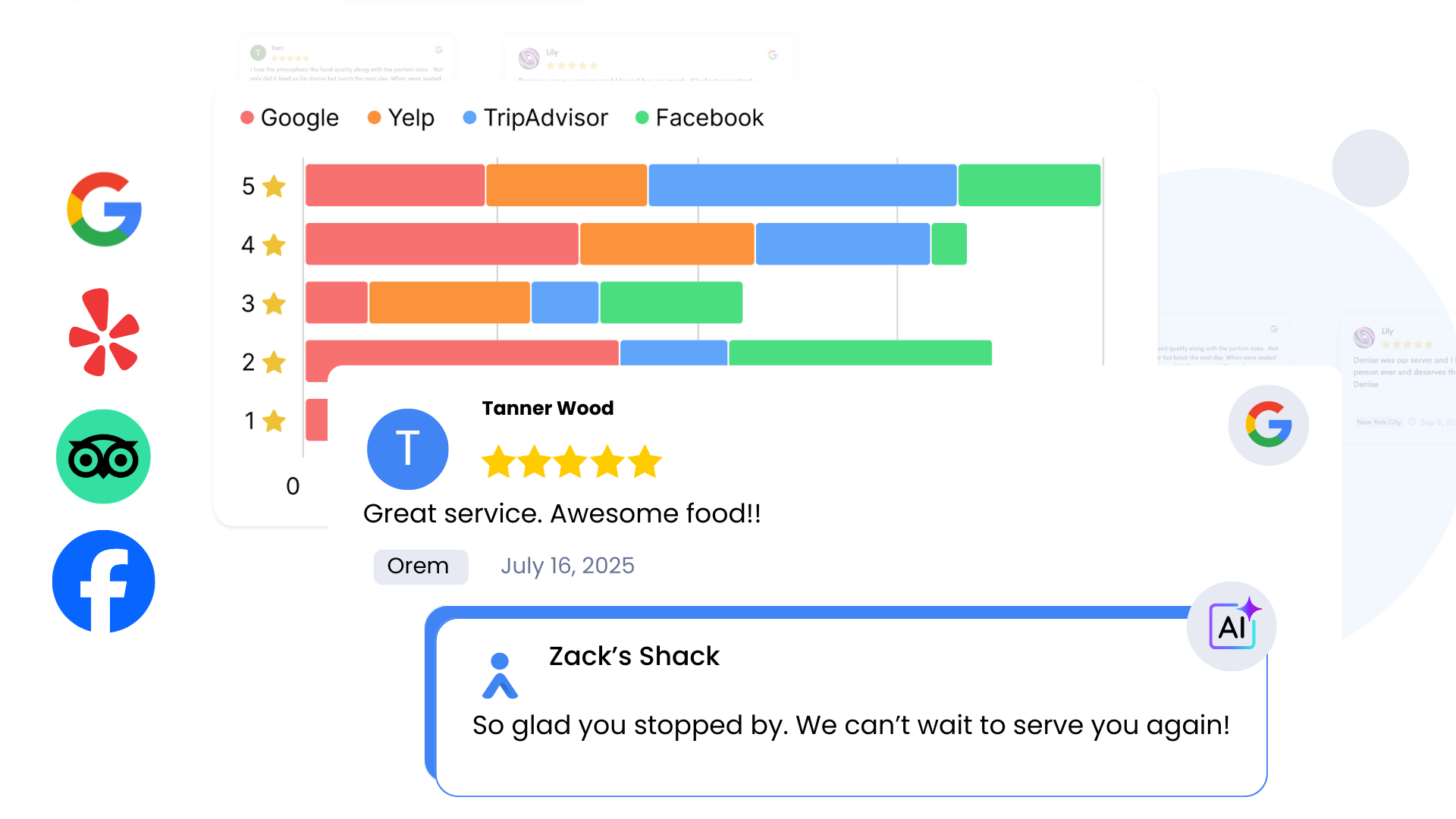 Respond to every review, faster.